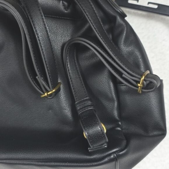 Style & Co. Black Faux Leather  Backpack - Picture 10 of 17